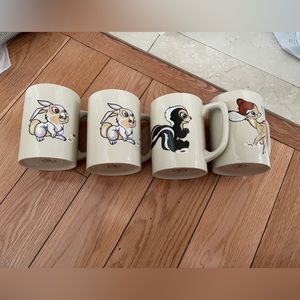 Bambi Cups a Set of 4.